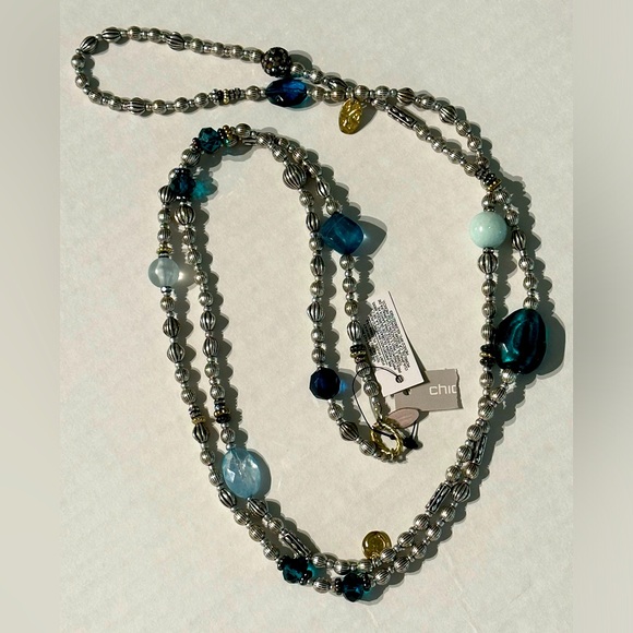 Chico’s Set of Three Brooches & One Necklace - Picture 6 of 7